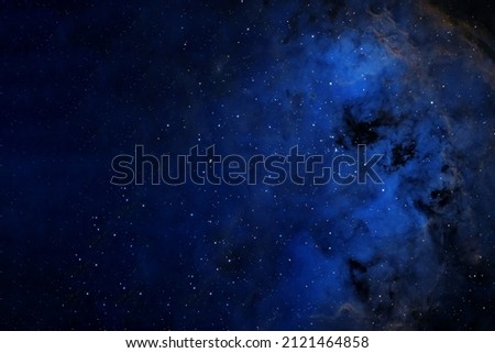 Beautiful blue galaxy. Elements of this image furnished by NASA. High quality photo