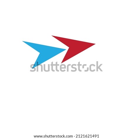 Minimalist arrow clip art or logo