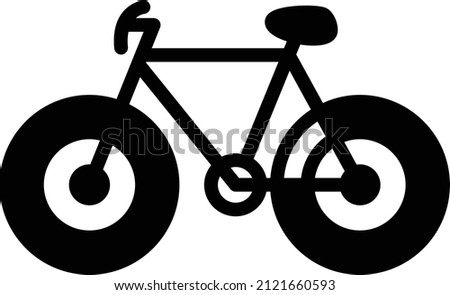 racing bicycle Concept, Ten speed Vector Glyph Icon Design, Cycling Sport Symbol, Bicycling Sign, Biking Equipment Stock Illustration