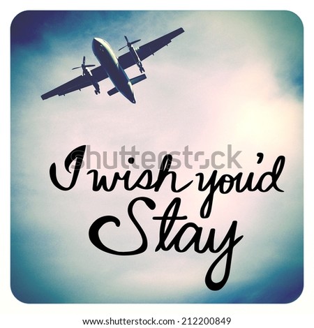 Inspirational  Quote - Airplane