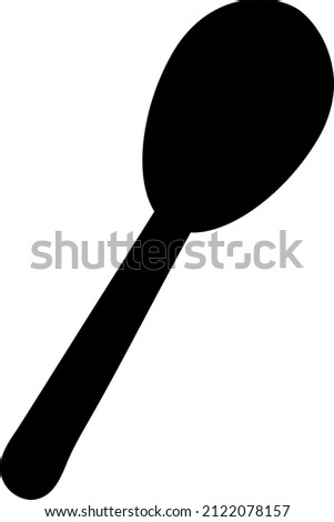 Spoon Icon vector art on white background..eps