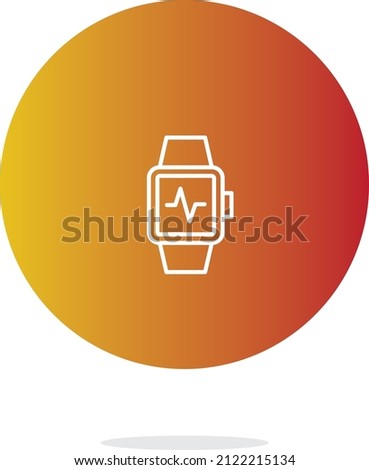 a symbol for a digital watch electronic device