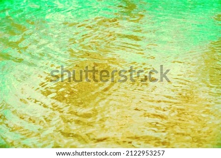 Colored abstract water surface of  river