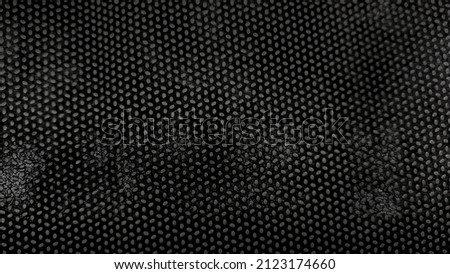 cotton black fabric texture background with copy space