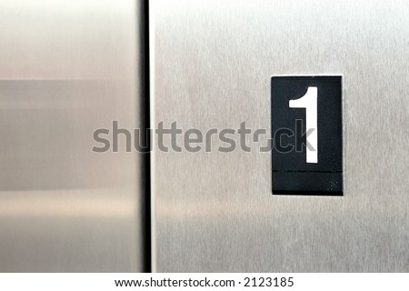 elevator floor number 1