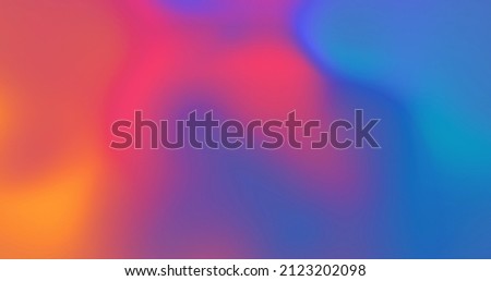Blurred colored abstract background. Smooth transitions of iridescent colors. Colorful gradient. Rainbow backdrop. Royalty-Free Stock Photo #2123202098