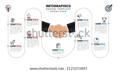 Infographic template with icons and 9 options or steps. Business concept. Can be used for workflow layout, diagram, banner, webdesign. Vector illustration Royalty-Free Stock Photo #2123251841