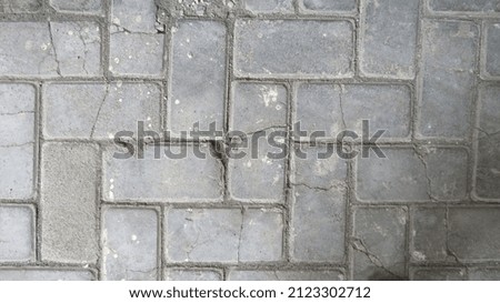 texture paving block gray plaid pattern background
