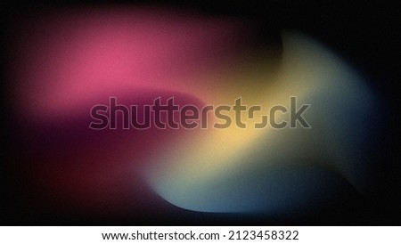 Abstract color gradient, modern blurred background and film grain texture, template with an elegant design concept, minimal style composition, Trendy Gradient grainy texture for your graphic design. Royalty-Free Stock Photo #2123458322