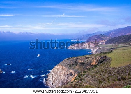 A beautiful Winter day by the coast in Big Sur