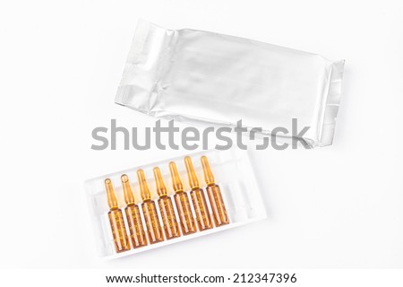 Vials of medications with Seal pakage