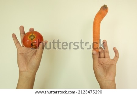 Pictures containing ugly, raw, organic vegetables