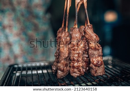 thai beef cattle breed grilled Royalty-Free Stock Photo #2123640158