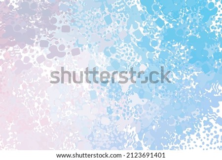 Light Pink, Blue vector template with chaotic shapes. Illustration with colorful gradient shapes in abstract style. Background for a cell phone.