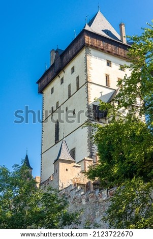 The beautiful Castle of Karlstejn, Czech Republic