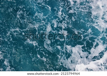 Background of aqua sea water surface