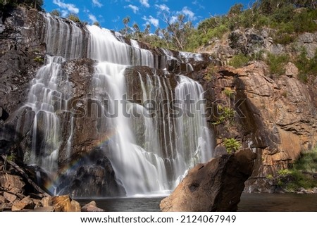 Beautiful MacKenzie falls in Grampians National Park, Victoria, Australia Royalty-Free Stock Photo #2124067949