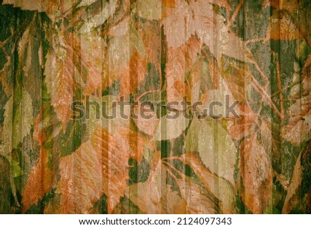 Artificial Floral Wall for Background in vintage style