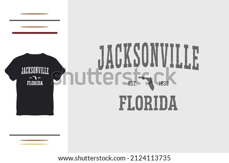 Jacksonville lover t shirt design