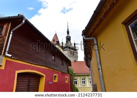 The clock tower in Sighisoara is the main gate of the fortress and the largest of the defense towers which until 1575 was the seat of the City Hall,then was the court,today hosting the History Museum