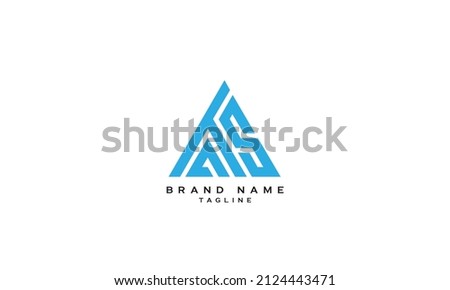ATS, TSA, STA, Abstract initial monogram letter alphabet logo design Royalty-Free Stock Photo #2124443471