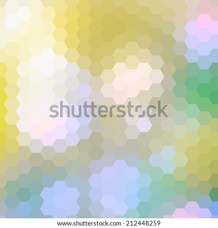 abstract background consisting of hexagons