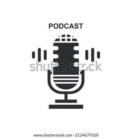 device microphone isolated vector illustration