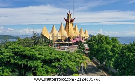 
Lampung's landmark is called the siger tower Royalty-Free Stock Photo #2124695768