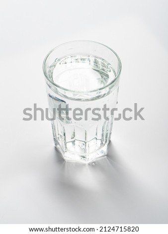 a glass of clear, clean water