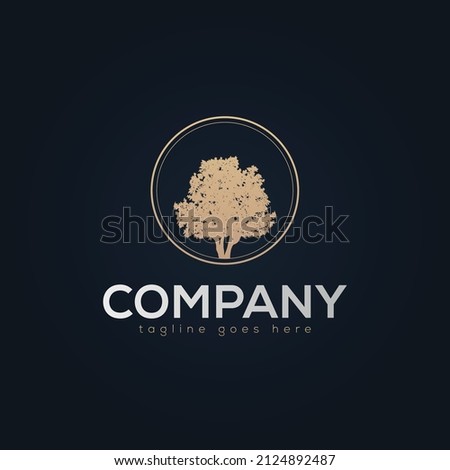 Tree Life Concept Logo Design