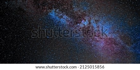 Panoramic view of a section of the Milky Way