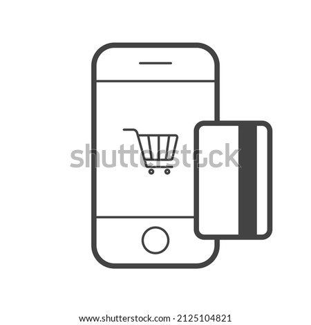 Mobile Phone Payment Vector Icon