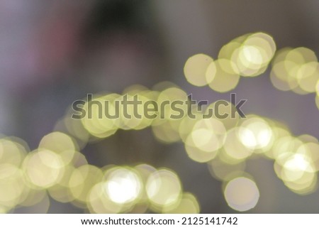 blurred background with yellow lights