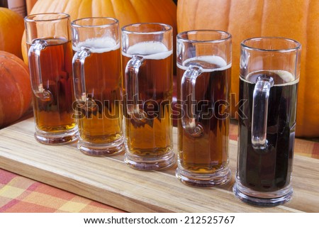 Oktoberfest Beer Flight 