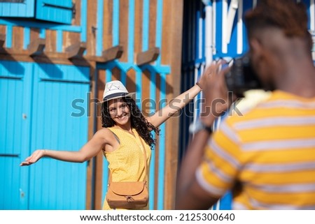 young beautiful girl posing outdoors