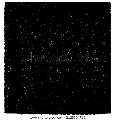 Abstract black and white vector background. Grunge overlay layer. Monochrome vintage surface with dirty pattern in cracks, spots, dots. Distressed overlay texture. EPS10.