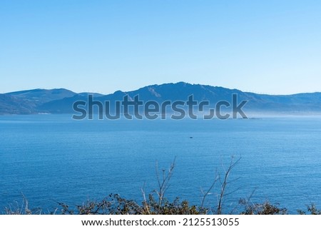Sea view landscape in Finisterra Spain