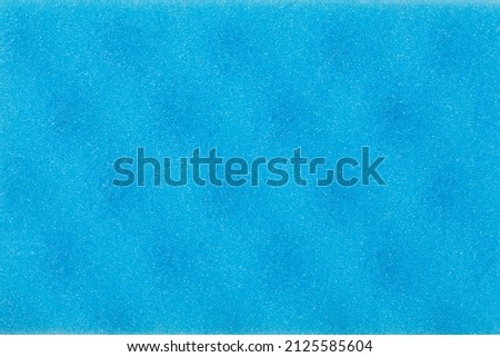 Blue sponge texture. Macro photograph. Close-up of a beautiful blue sponge for background. 