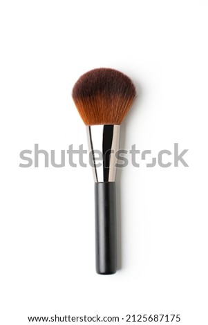 blush brush isolated on white background. object picture for graphic designer