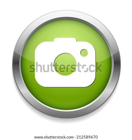 camera icon / button, graphic design element