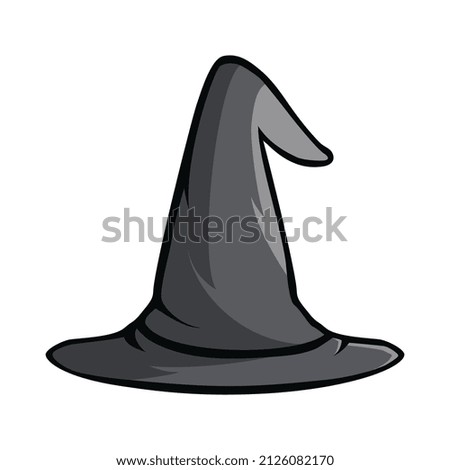 vector illustration of wizards hat