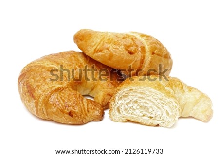 Image of croissants on a white background
