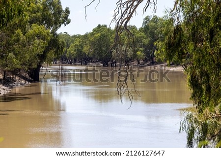 Darling River at Bourke New South Wales Australia Royalty-Free Stock Photo #2126127647