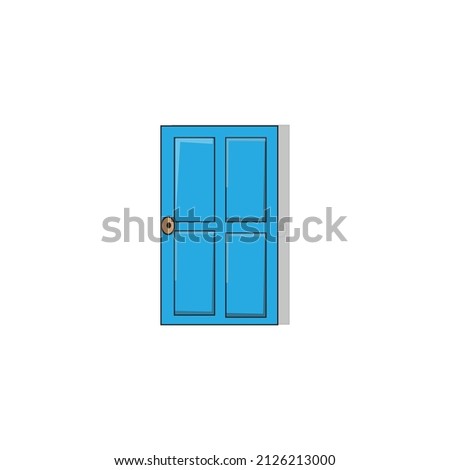 House door design Free Vector