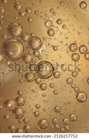 Macro photography of oil bubbles