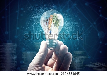 Money Idea Finances Investmet concept 