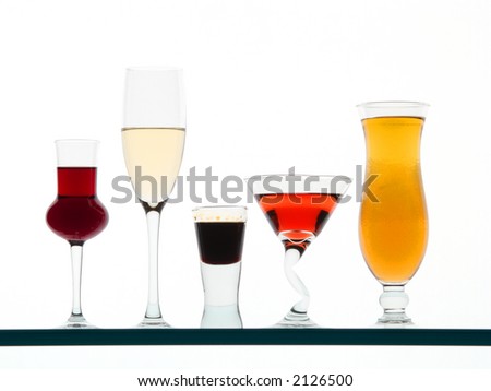 Isolated color glasses