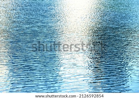 light on wave in the river