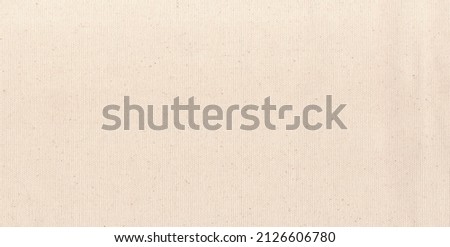 canvas not bleached fabric, natural fibers linen nettle hemp, horizontal kraft texture, copy space grunge backdrop, retro abstract texture, vintage background paper light beige Royalty-Free Stock Photo #2126606780