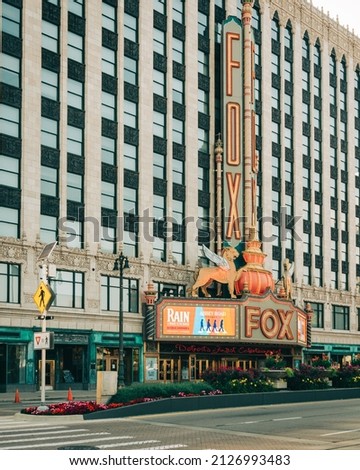 Fox Theater, in downtown Detroit, Michigan